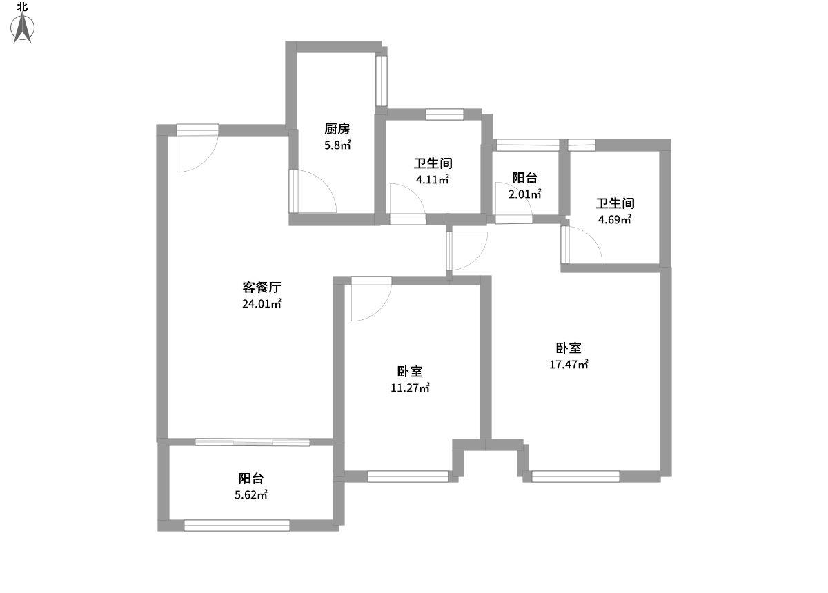 松南城玉阳苑全景户型图片