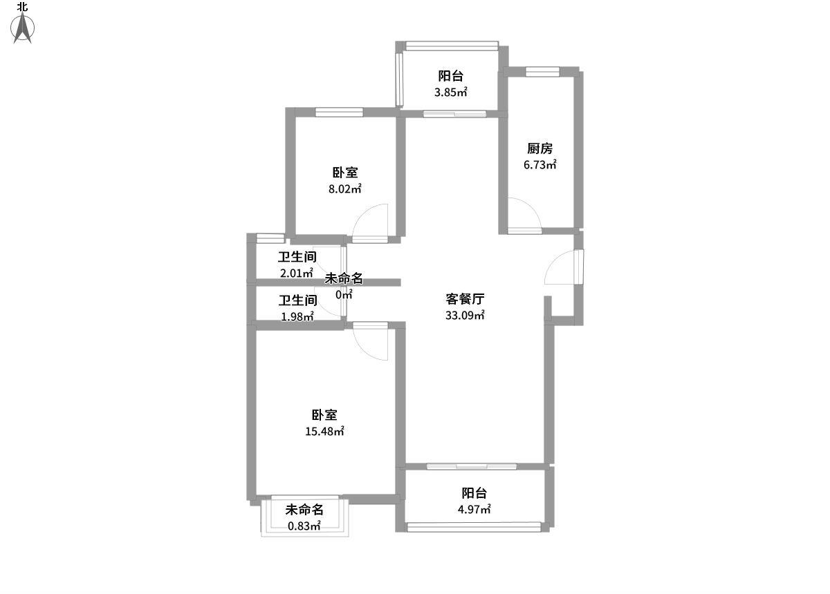 谷水佳苑全景户型图片