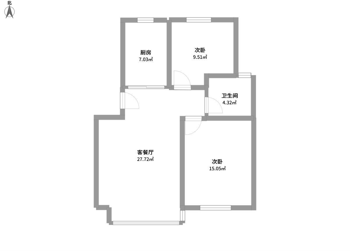 华亭新家三辰苑全景户型图片