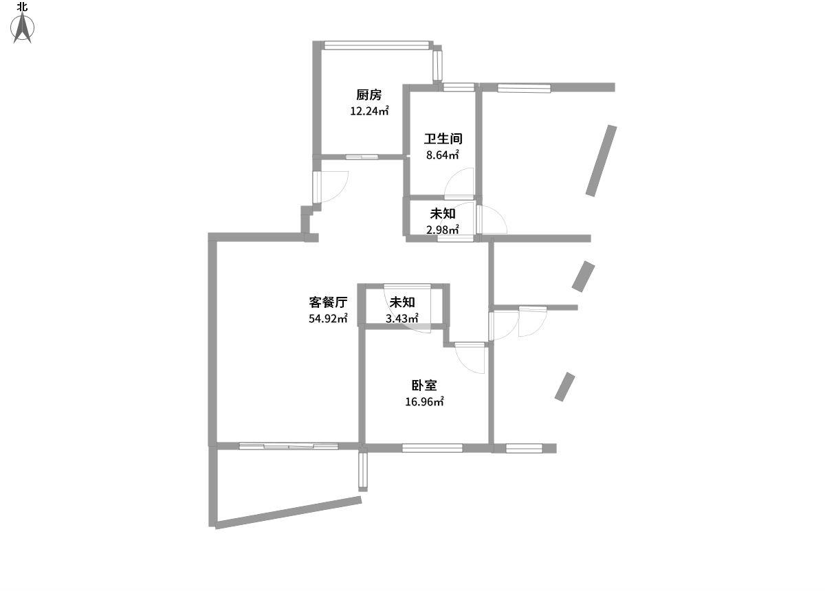 松云水苑（公寓）全景户型图片