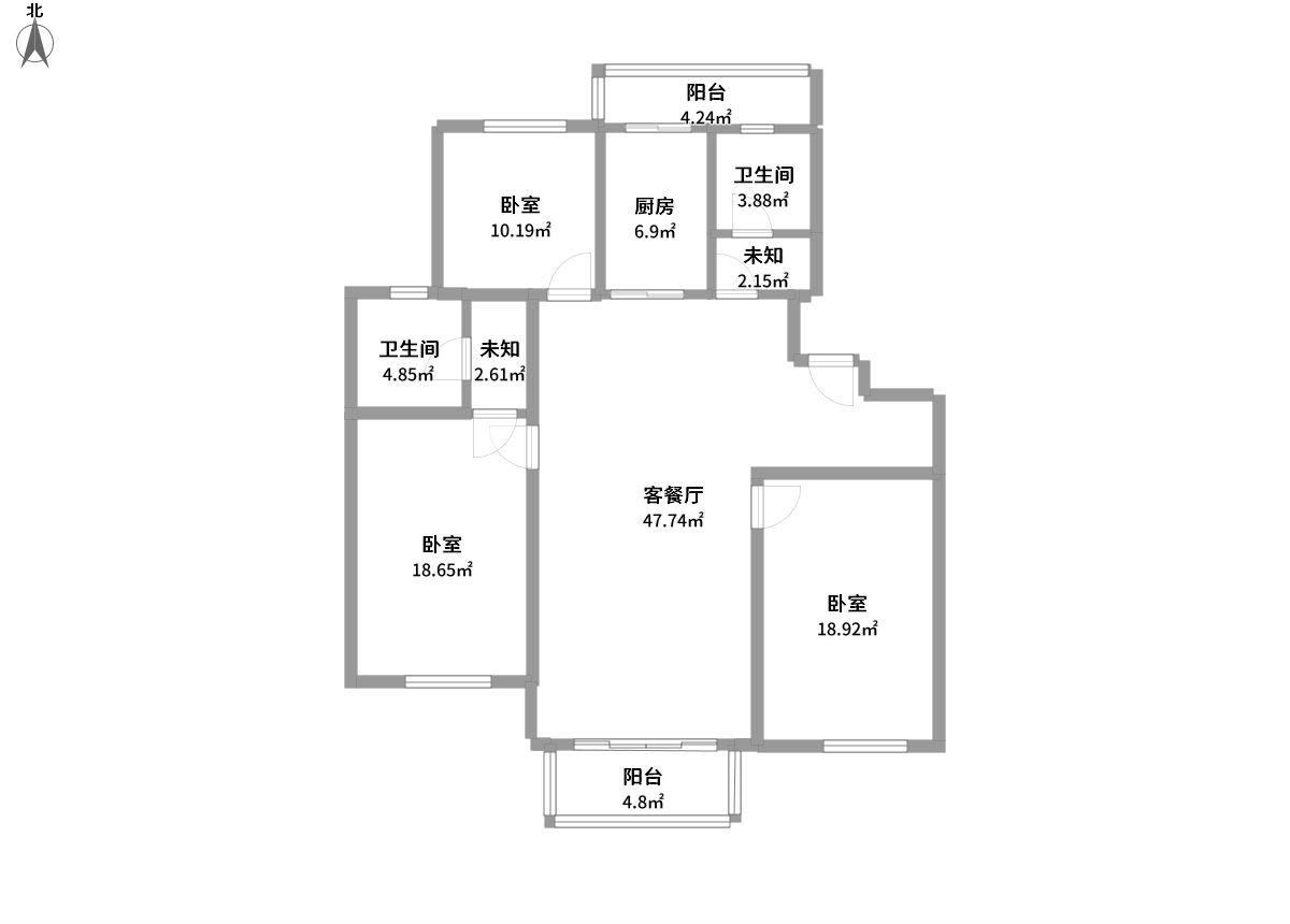 安琪花苑(公寓)全景户型图片