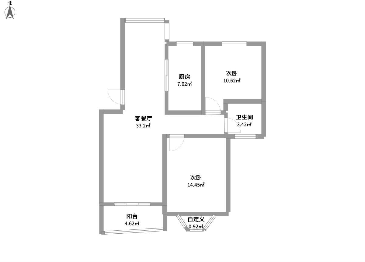 昌鑫花园(公寓)全景户型图片