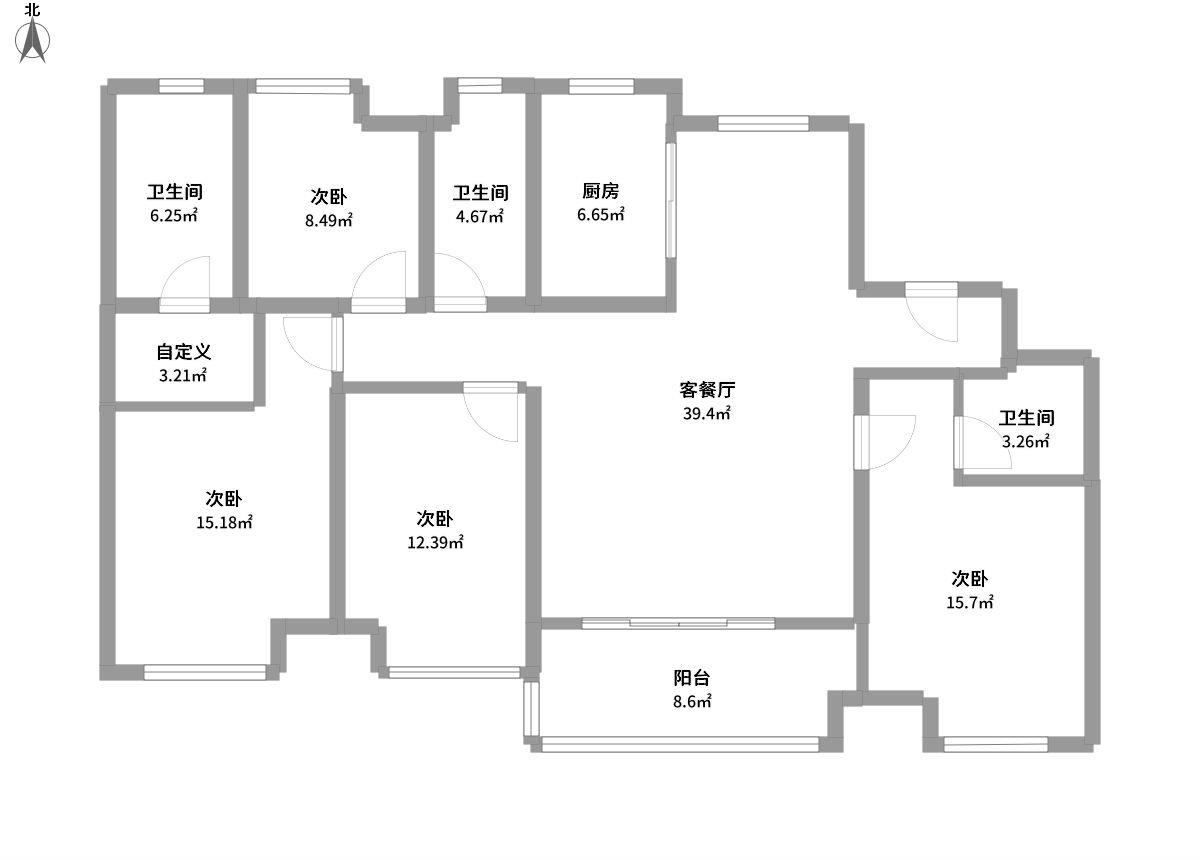 林肯公园 全景户型图片