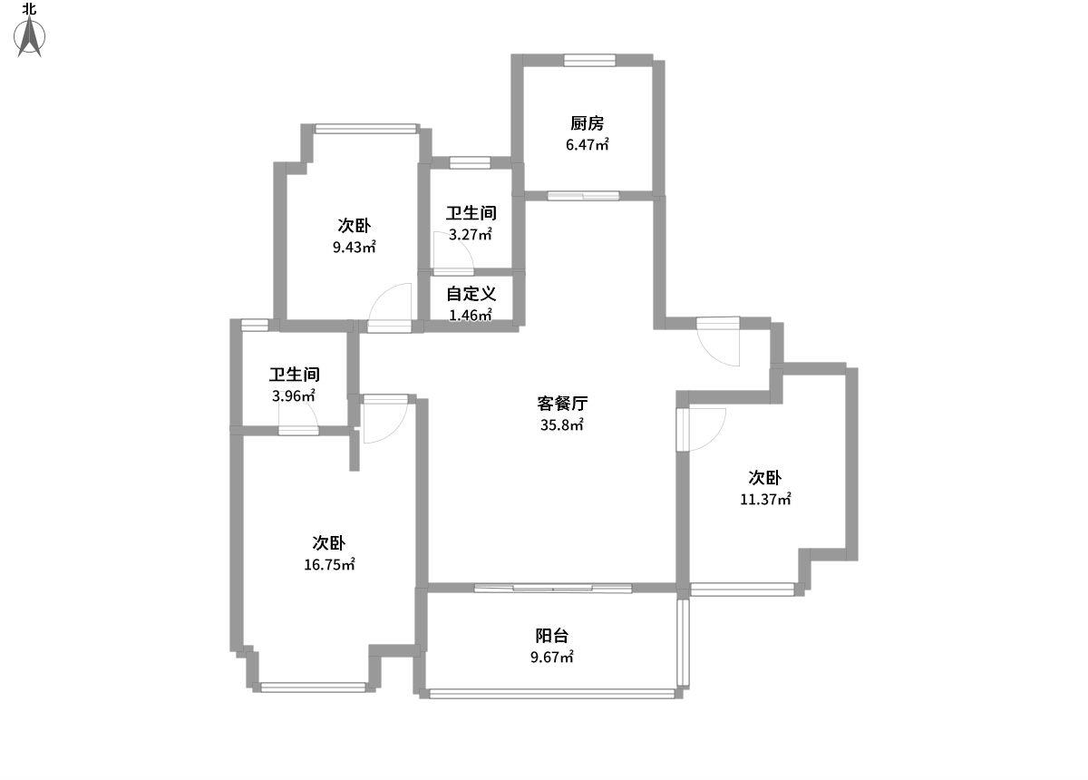 林肯公园 全景户型图片